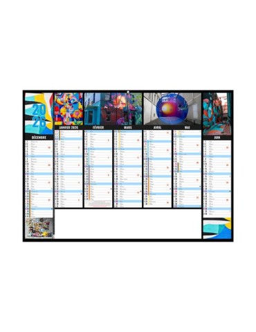 CAMELEON 2026 - MIDI 430 x 335 mm - LEGER 400G - SANS MARQUAGE - 1 TROU EN TETE goodies publicitaire événementiel
