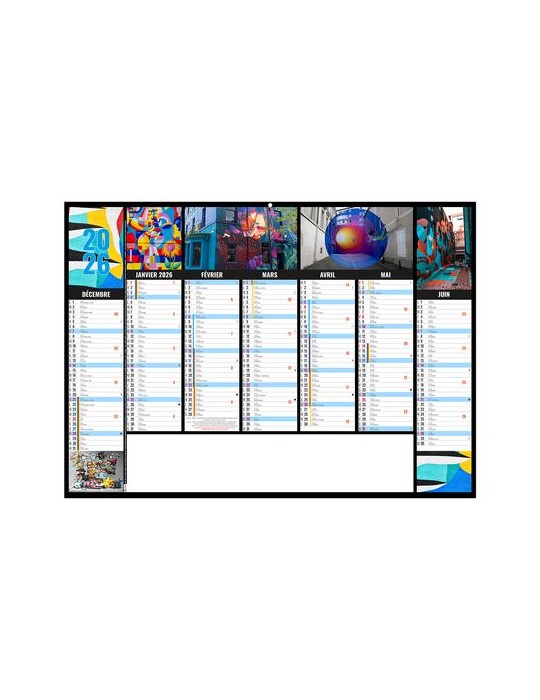 CAMELEON 2026 - MIDI 430 x 335 mm - LEGER 400G - SANS MARQUAGE - 1 TROU EN TETE