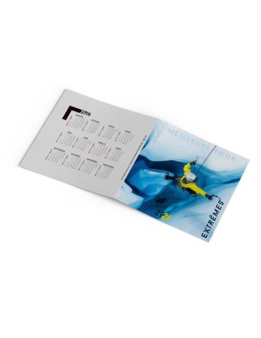 CARTE DE VOEUX - EFFORT 2026  AVEC ENVELOPPE - SANS MARQUAGE 2