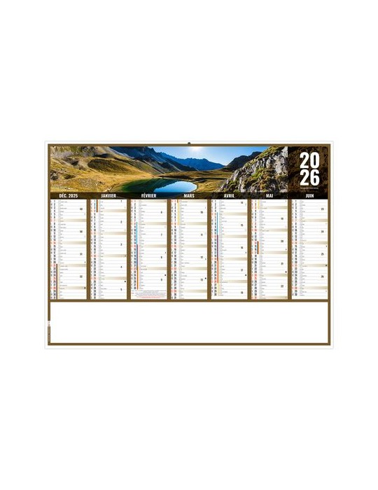 LIBERTE PACA 2026 - MIDI 430 x 335 mm - LEGER 400G - SANS MARQUAGE - 1 TROU EN TETE