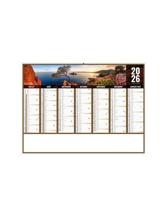 LIBERTE PACA 2026 - MIDI 430 x 335 mm - LEGER 400G - SANS MARQUAGE - 1 TROU EN TETE