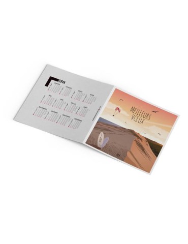 CARTE DE VOEUX - VOYAGE 2026  AVEC ENVELOPPE - SANS MARQUAGE 2