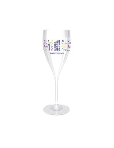 FLUTE CHAMPAGNE EN PLASTIQUE REUTILISABLE (SAN) 16 cI RAS BORD Couleurs : transparent Matières : Styrène acrylonitrile (SAN) cad