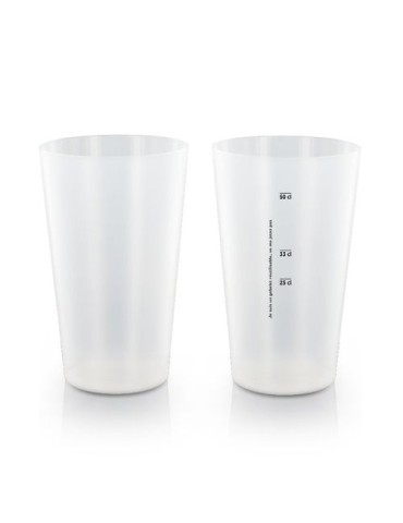 GOBELET PLASTIQUE REUTILISABLE 60 cl  RAS BORD (IML) 2