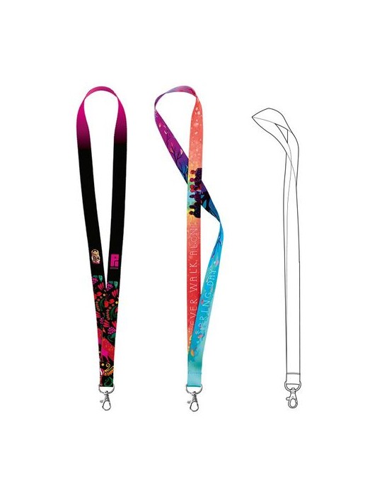 CORDON TOUR DE COU / LANYARD 2X92 CM - SUBLIMATION