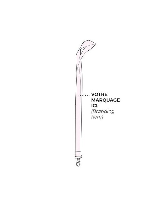 CORDON TOUR DE COU / LANYARD 2X92 CM - SUBLIMATION