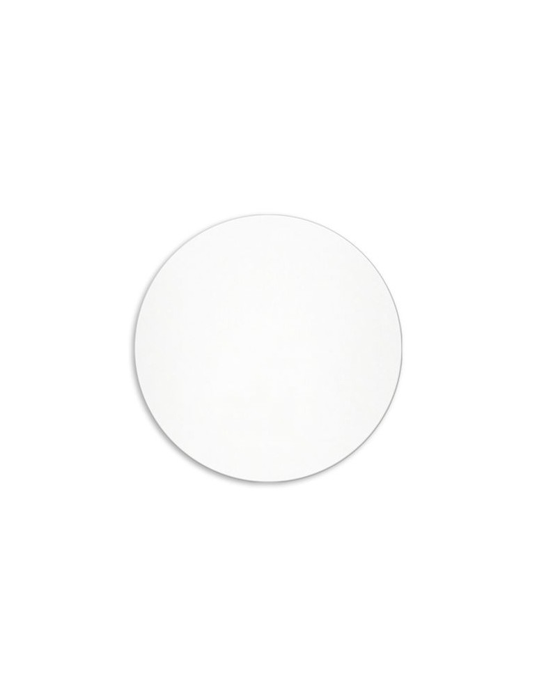 BADGE PLASTIQUE (PS) ROND Ø55 mm AVEC AIMANT