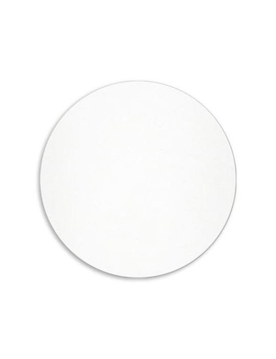 BADGE PLASTIQUE (PS) ROND Ø55 mm AVEC AIMANT