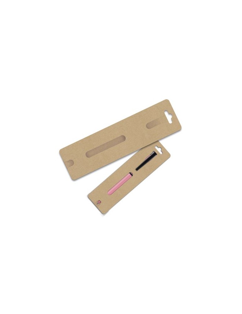 ETUI CARTON KRAFT DE PRESENTATION POUR 1 STYLO
