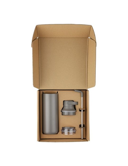 Gourde double paroi de 500 ml en acier inoxydable Omari