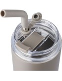 Gourde double paroi de 500 ml en acier inoxydable Omari Matières : acier inoxydable Couleurs : gun cadeau client original