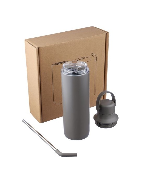 Gourde double paroi de 500 ml en acier inoxydable Omari