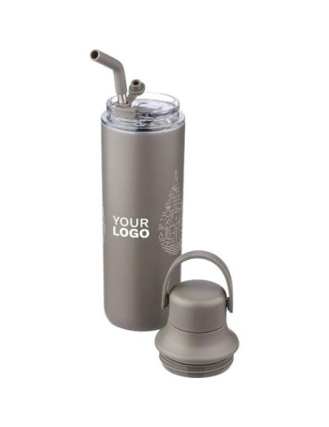 Gourde double paroi de 500 ml en acier inoxydable Omari Matières : acier inoxydable Couleurs : noir livraison express 24h 48h
