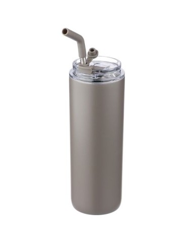 Gourde double paroi de 500 ml en acier inoxydable Omari Matières : acier inoxydable Couleurs : noir cadeau collaborateur premium