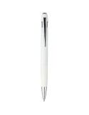 Stylo à bille en aluminium recyclé Mael Matières : aluminium recyclé  Couleurs : blanc personnalisable avec votre logo