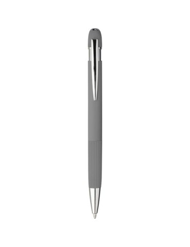 Stylo à bille en aluminium recyclé Mael Matières : aluminium recyclé  Couleurs : gris impression haute définition