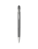Stylo à bille en aluminium recyclé Mael Matières : aluminium recyclé  Couleurs : gris impression haute définition