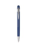 Stylo à bille en aluminium recyclé Mael Matières : aluminium recyclé  Couleurs : bleu cadeau entreprise pas cher
