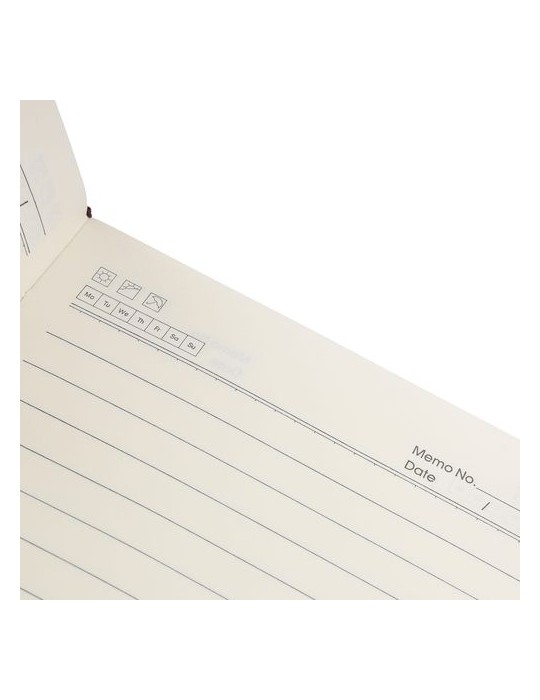 Carnet A5 en PU recyclé Elian