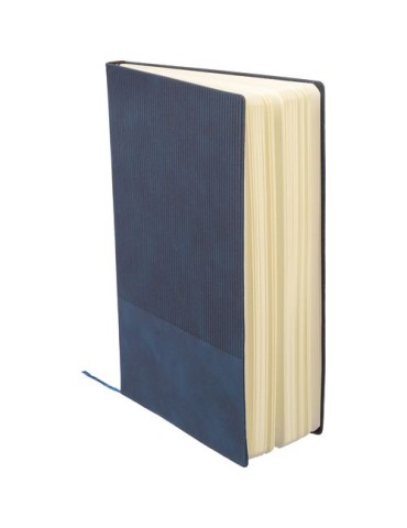 Carnet A5 en PU recyclé Elian Matières : papier Couleurs : bleu clair objet promotionnel éco-responsable