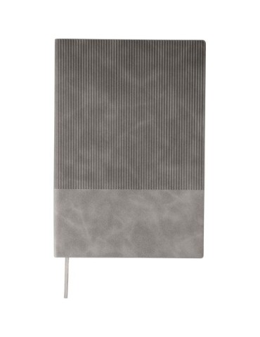 Carnet A5 en PU recyclé Elian Matières : papier Couleurs : gris cadeau entreprise pas cher