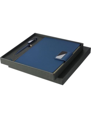 Coffret cadeau de bureau en carton Roan Matières : polyester Couleurs : noir goodies publicitaire événementiel