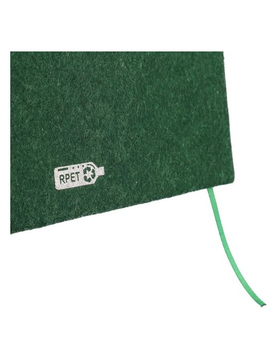 Carnet A5 en feutre recyclé Dario