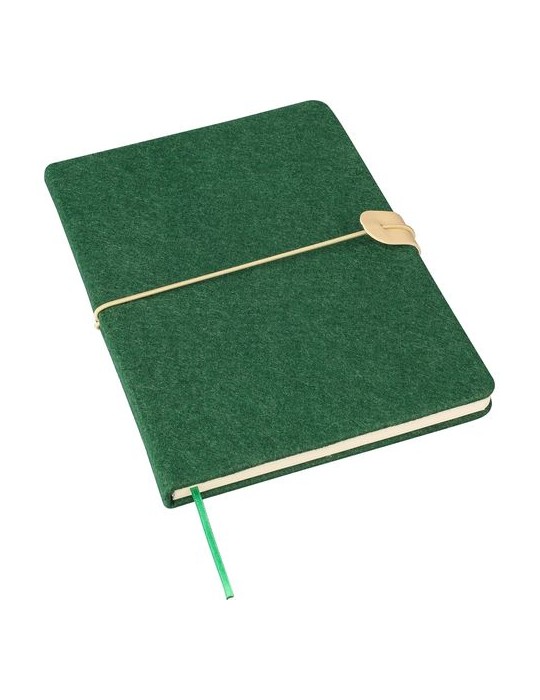 Carnet A5 en feutre recyclé Dario