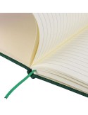 Carnet A5 en feutre recyclé Dario Matières : papier Couleurs : vert goodies personnalisé en stock