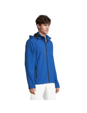 RACE HOODED MEN VESTE Taille textile : S Couleurs : bleu royal marquage laser ultra précis