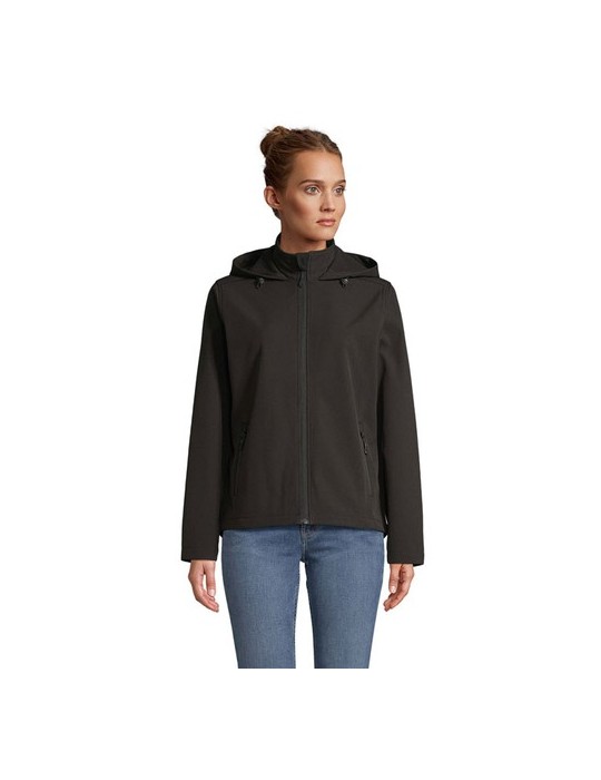 RACE HOODED WOMEN VESTE