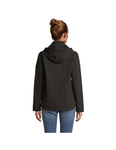 RACE HOODED WOMEN VESTE Taille textile : M Couleurs : noir livraison express 24h 48h
