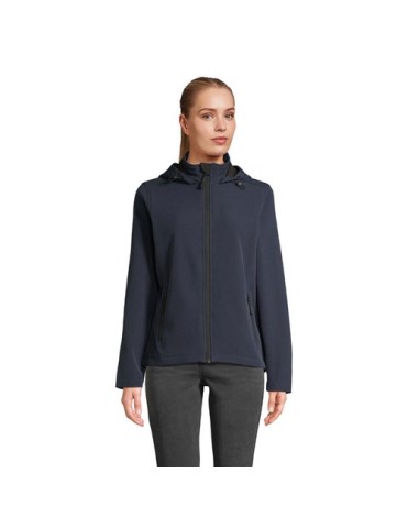 RACE HOODED WOMEN VESTE Taille textile : L Couleurs : french navy objet promotionnel éco-responsable