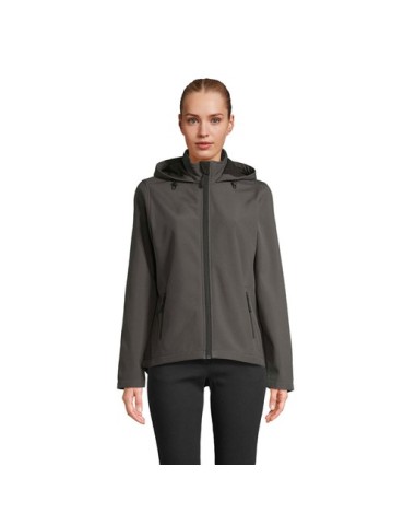 RACE HOODED WOMEN VESTE Taille textile : 3XL Couleurs : anthracite accessoire événementiel unique