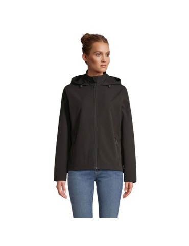 RACE HOODED WOMEN VESTE Taille textile : 3XL Couleurs : noir impression logo haute qualité