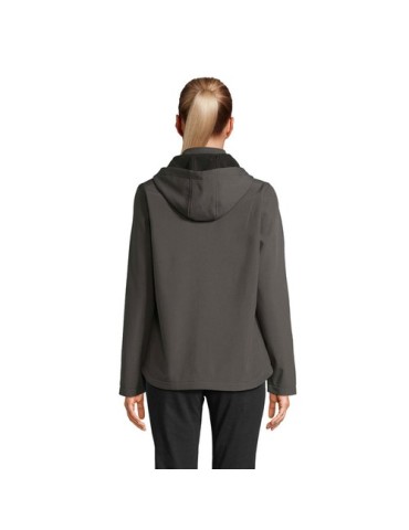 RACE HOODED WOMEN VESTE Taille textile : L Couleurs : anthracite cadeau affaires élégant