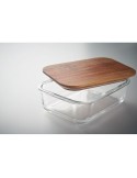 VITRIO LUNCH Lunch box en verre 800ml Matières : verre Couleurs : transparent cadeau entreprise pas cher