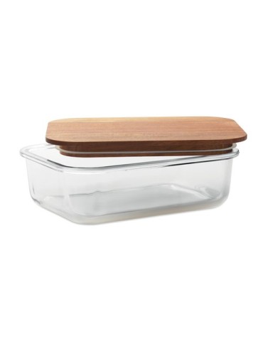 VITRIO LUNCH Lunch box en verre 800ml Matières : verre Couleurs : transparent impression haute définition