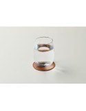 POSA Sous-verre rond en PU Couleurs : marron personnalisation rapide en France