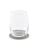 POSA Sous-verre rond en PU Couleurs : pierre cadeau client original