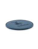 POSA Sous-verre rond en PU Couleurs : bleu marine livraison express 24h 48h