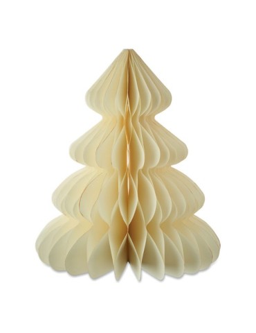 HARMOBIG Décoration de Noël en papier Matières : papier recyclé Couleurs : beige goodies publicitaire événementiel