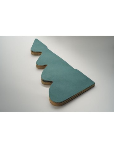 HARMOBIG Décoration de Noël en papier Matières : papier recyclé Couleurs : vert objet promotionnel éco-responsable