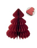 HARMOBIG Décoration de Noël en papier Matières : papier recyclé Couleurs : rouge personnalisable avec votre logo