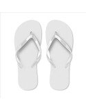 HONOLULU Tongs PE M Couleurs : blanc Pointure : M personnalisable avec votre logo
