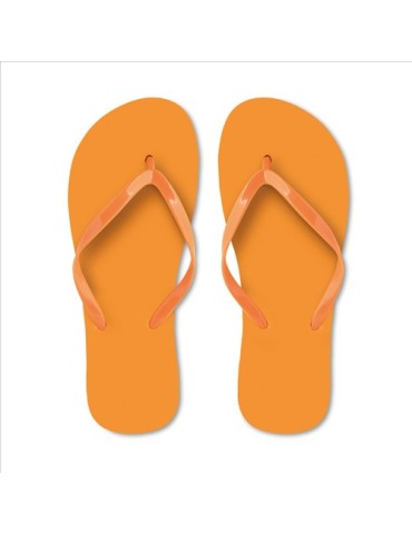 HONOLULU Tongs PE M Couleurs : orange Pointure : M cadeau entreprise pas cher