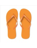 HONOLULU Tongs PE M Couleurs : orange Pointure : M cadeau entreprise pas cher