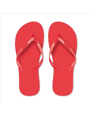 HONOLULU Tongs PE M Couleurs : rouge Pointure : M marquage laser ultra précis