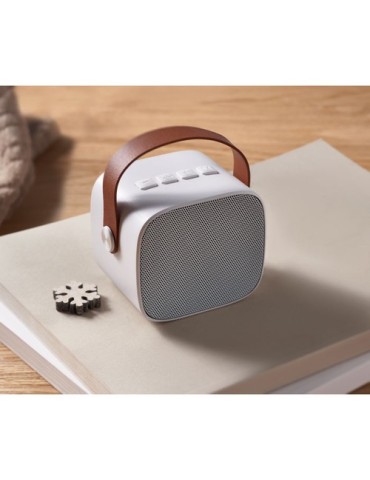KARASETA Enceinte sans fil 5W Couleurs : blanc objet promotionnel éco-responsable