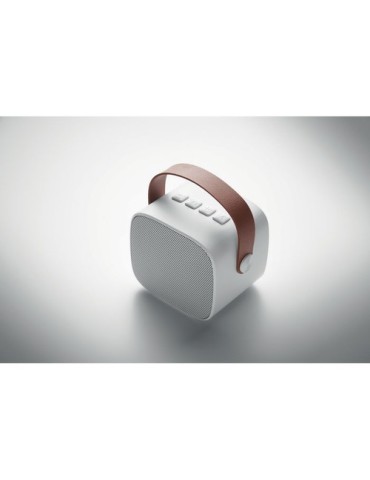 KARASETA Enceinte sans fil 5W Couleurs : blanc cadeau collaborateur premium